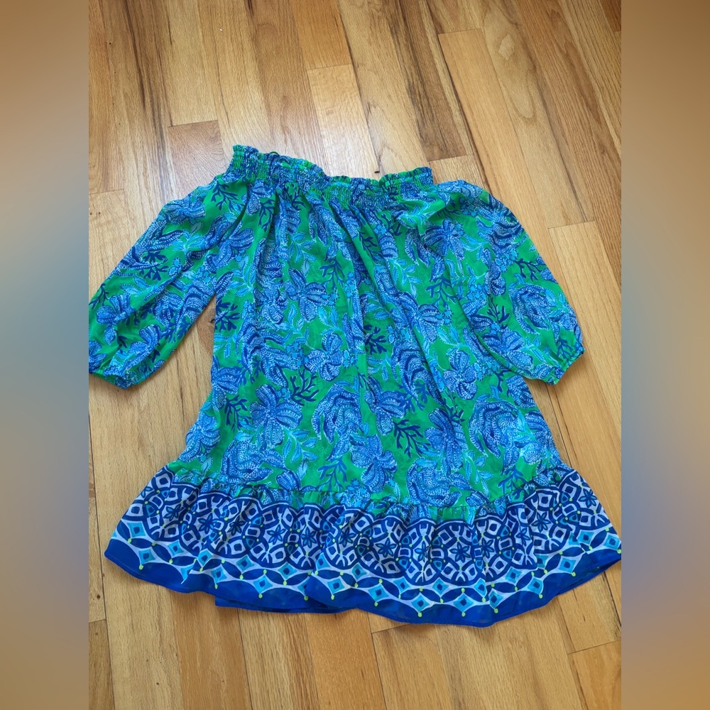 Lilly Pulitzer keeping it real cabana green Swim Coverup